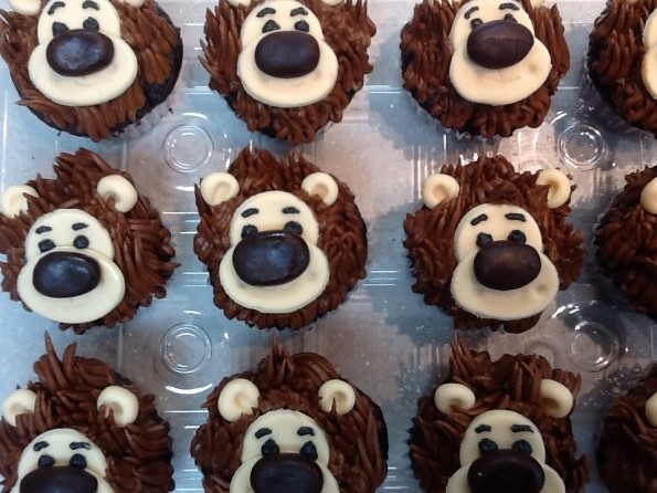 grizzly bear cupcakes